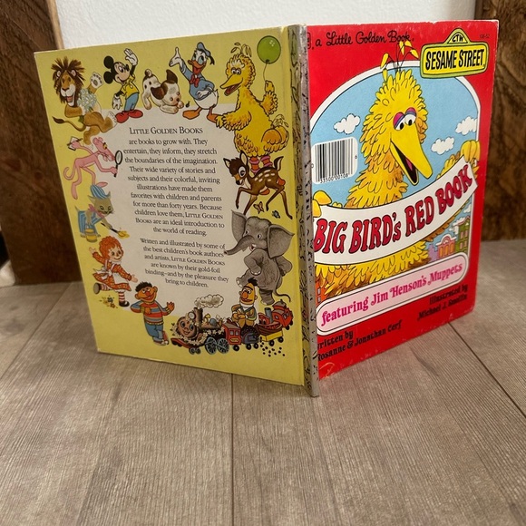 Vintage Children’s Book 1977 Sesame Street Big Bird's Red Book Children’s Book - Picture 2 of 13